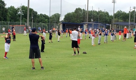 6-4-3's Summer Youth Baseball Camp (session #1) off to a great start!