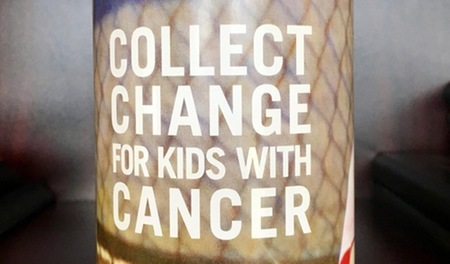 Annual loose change drive raises $4,000 to help end childhood brain cancer