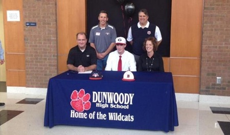 6-4-3 DP Baseball standout, Kevin Smith, signs letter of intent play college baseball at the University of Georgia