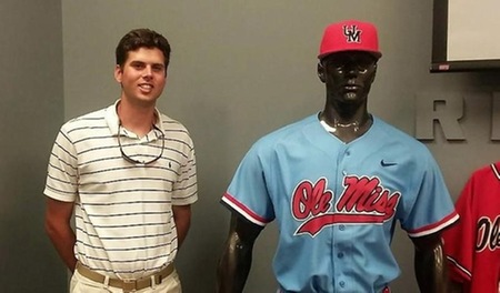 6-4-3 alum Pierce Smith commits to the University of Mississippi out of CVCC