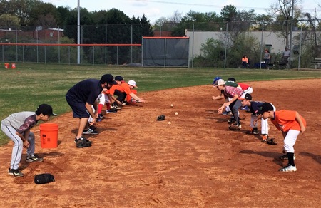 6-4-3's Spring Break Youth Baseball Camp off to a great start!